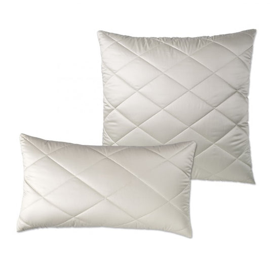 Cuscino in cotone trapuntato - Imbottitura: vello di cotone, gomitoli di lana o fiocchi di lattice